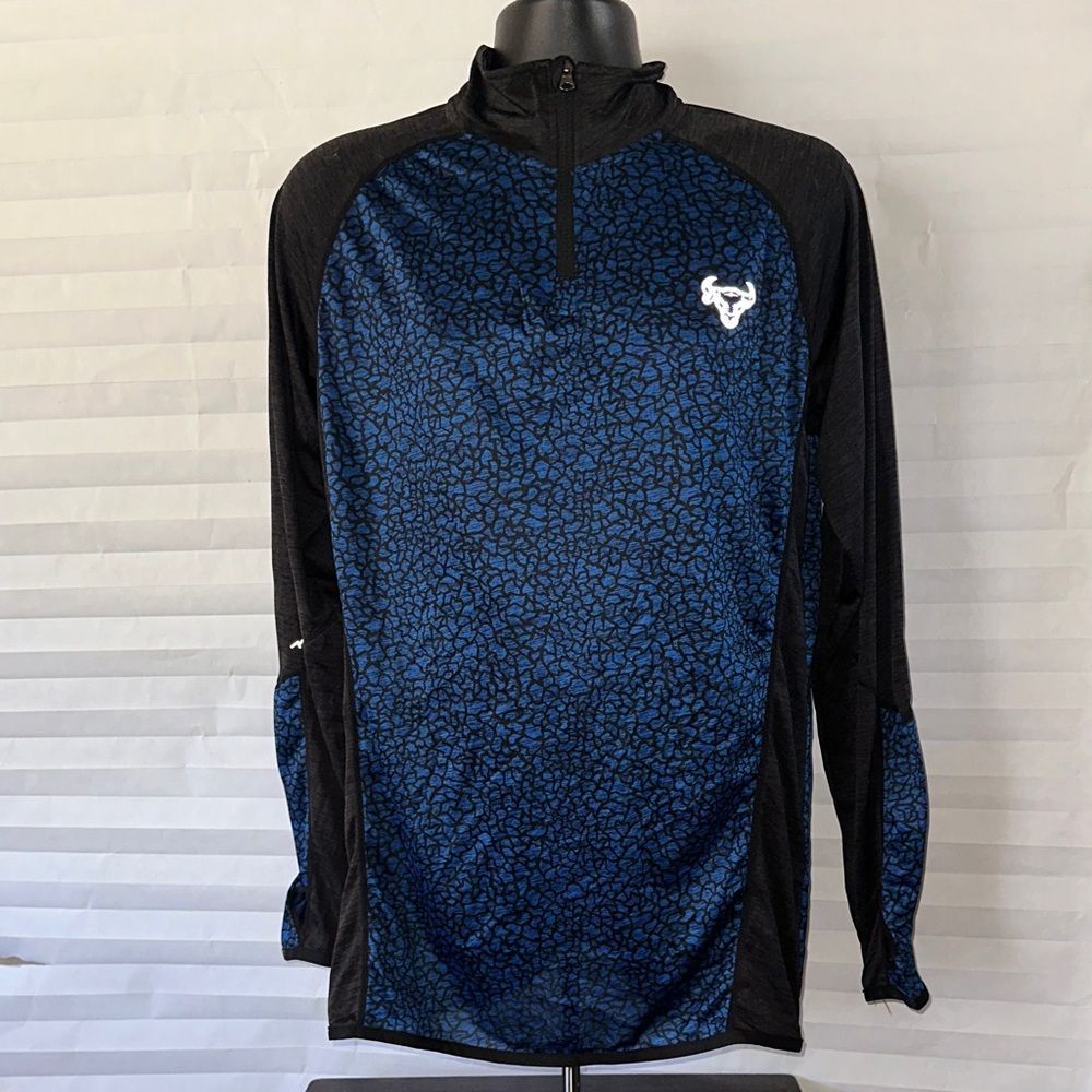 Mad Oxx Men's Pullover Fit Guide Shirt Size XL Casual Long Sleeve Half Zip